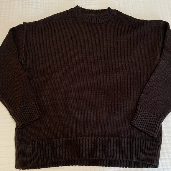 Zara STITCH DETAIL KNIT SWEATER - Picture 6 of 8